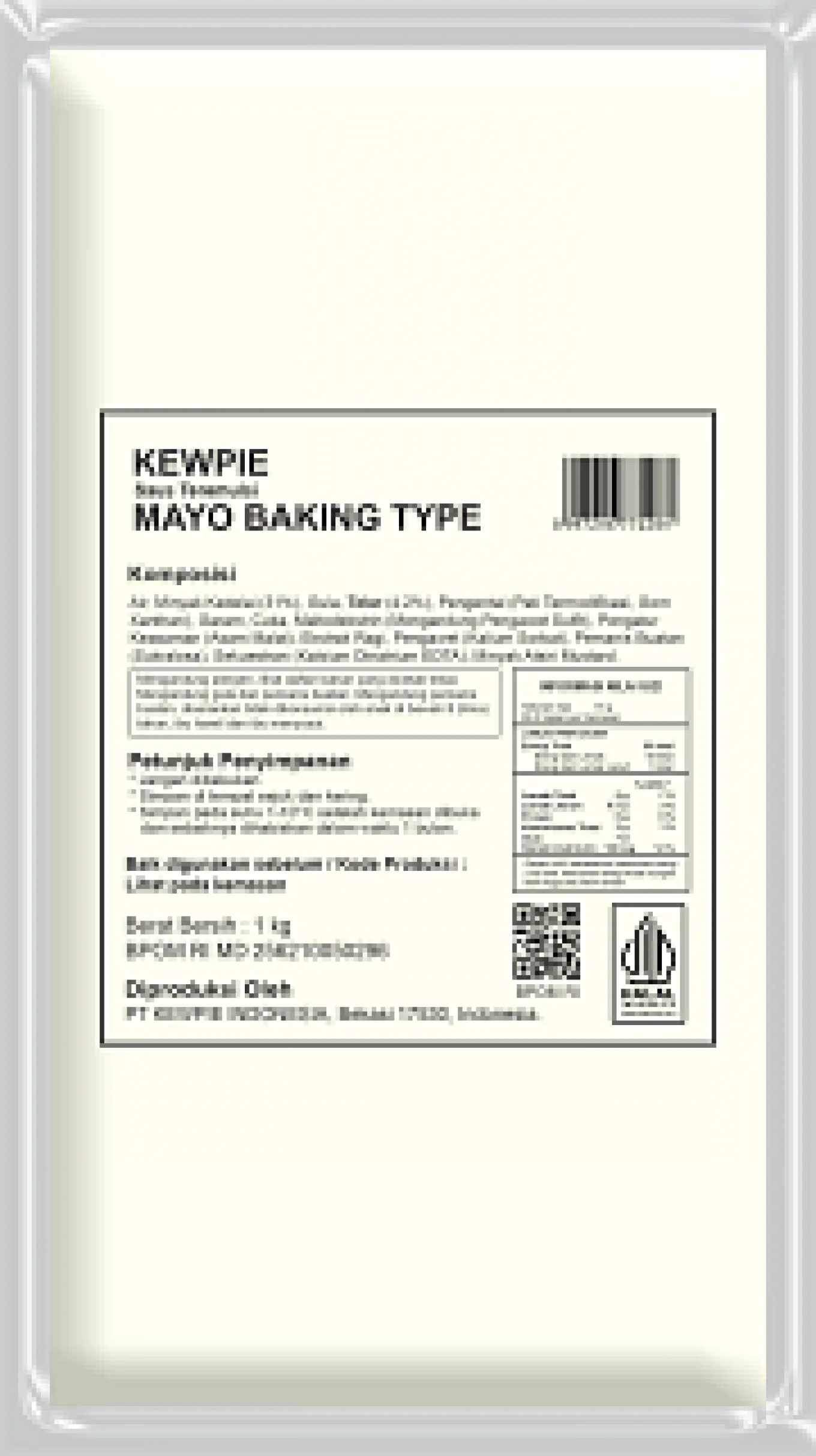 KEWPIE Saus Teremulsi MAYO BAKING TYPE