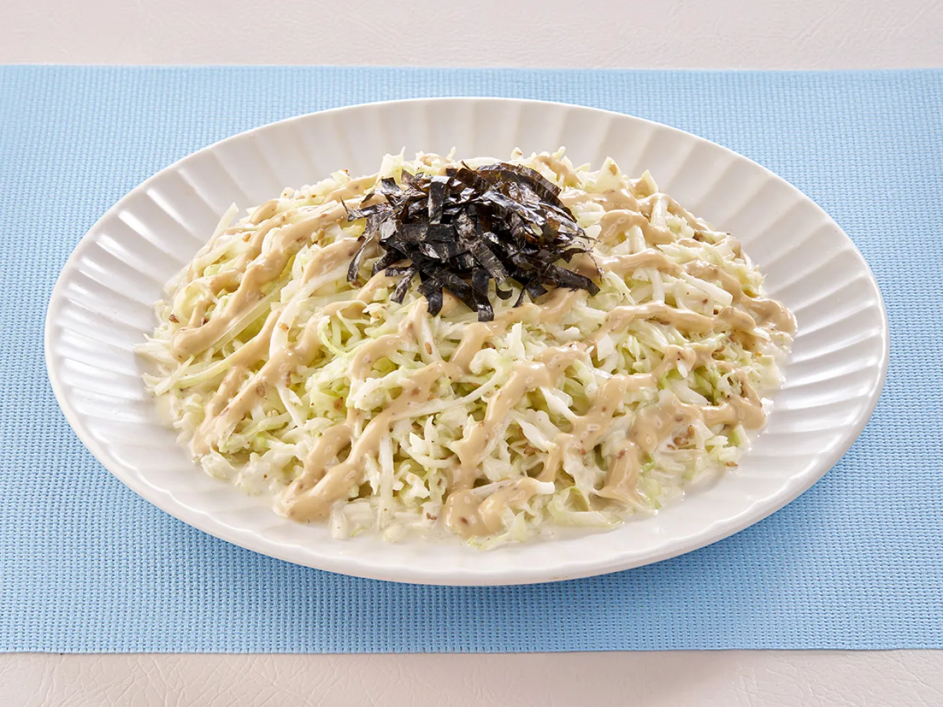 Salad Coleslaw dengan Nori