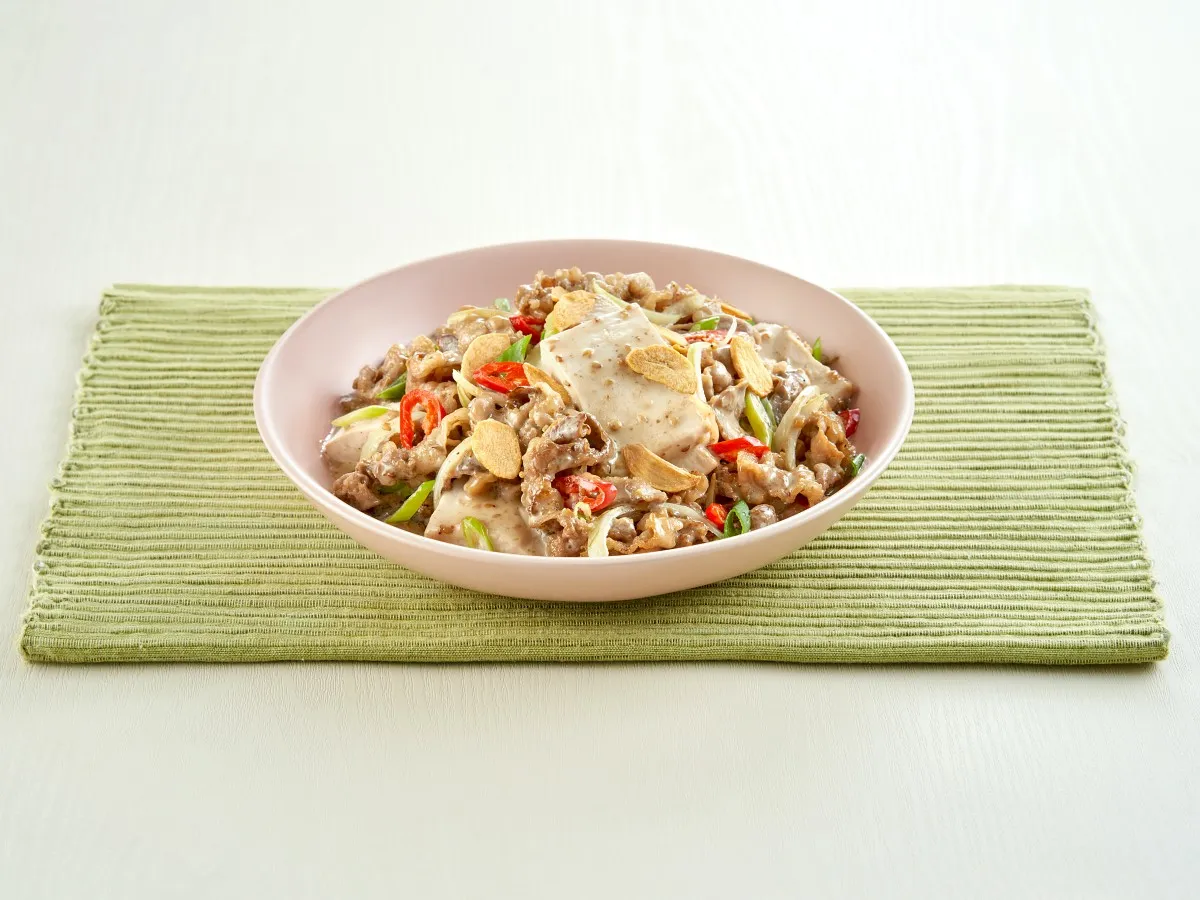 Tofu and Meat Stir Fry