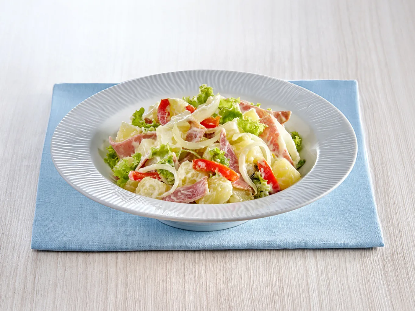 Salad Kentang Warna-warni