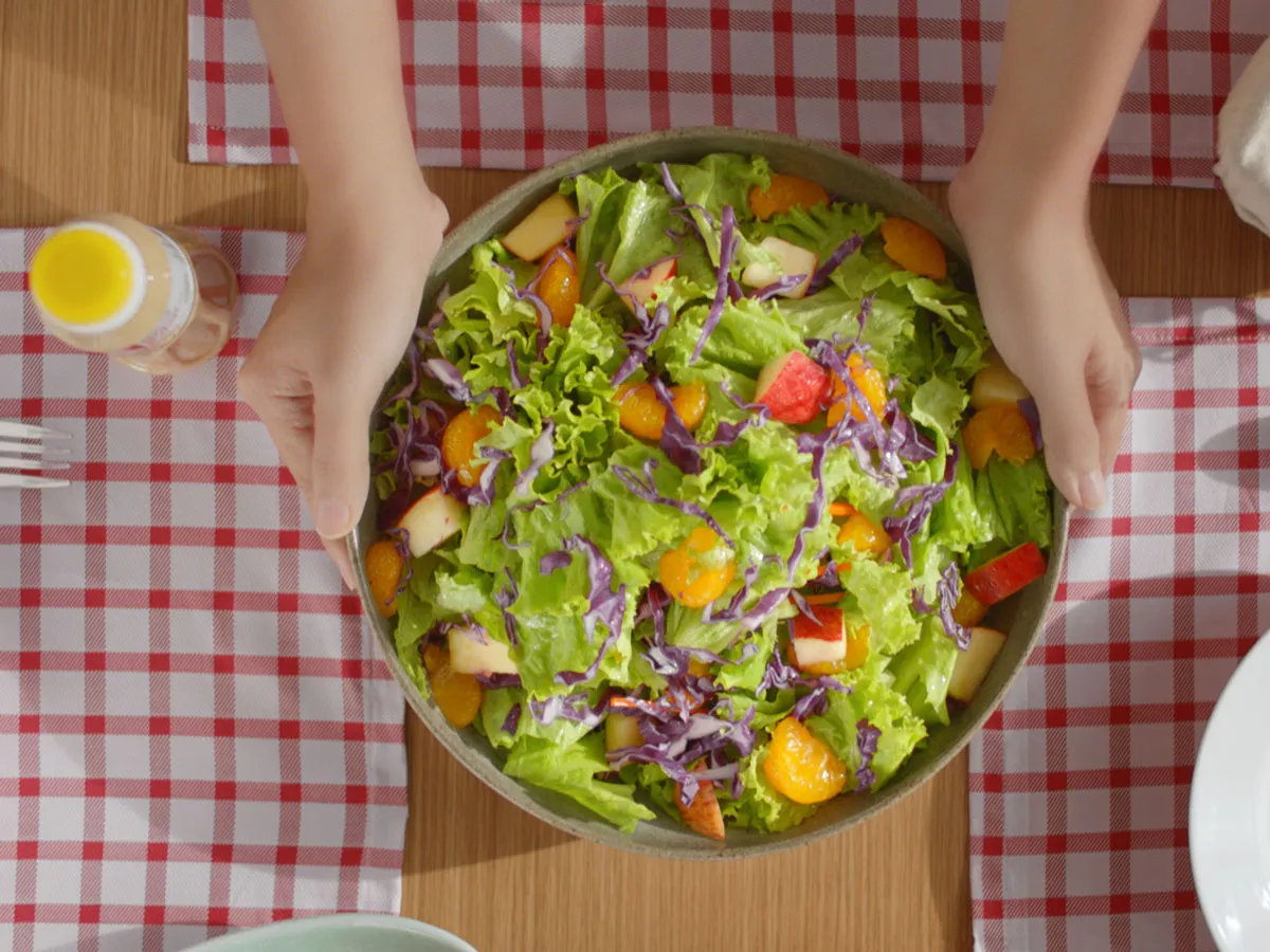 Mix Salad with Roasted Sesame