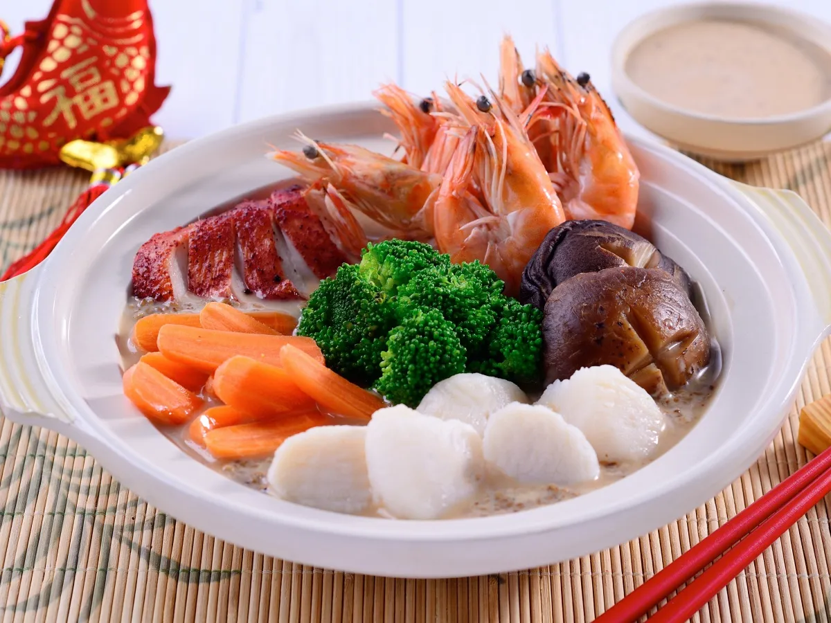 Pen Cai with Roasted Sesame