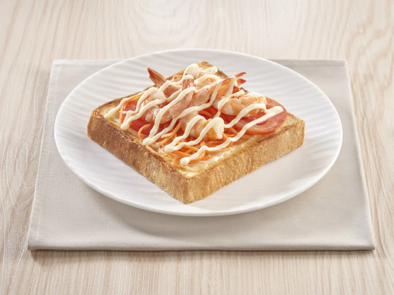 Sandwich Udang, Tomat, Wortel