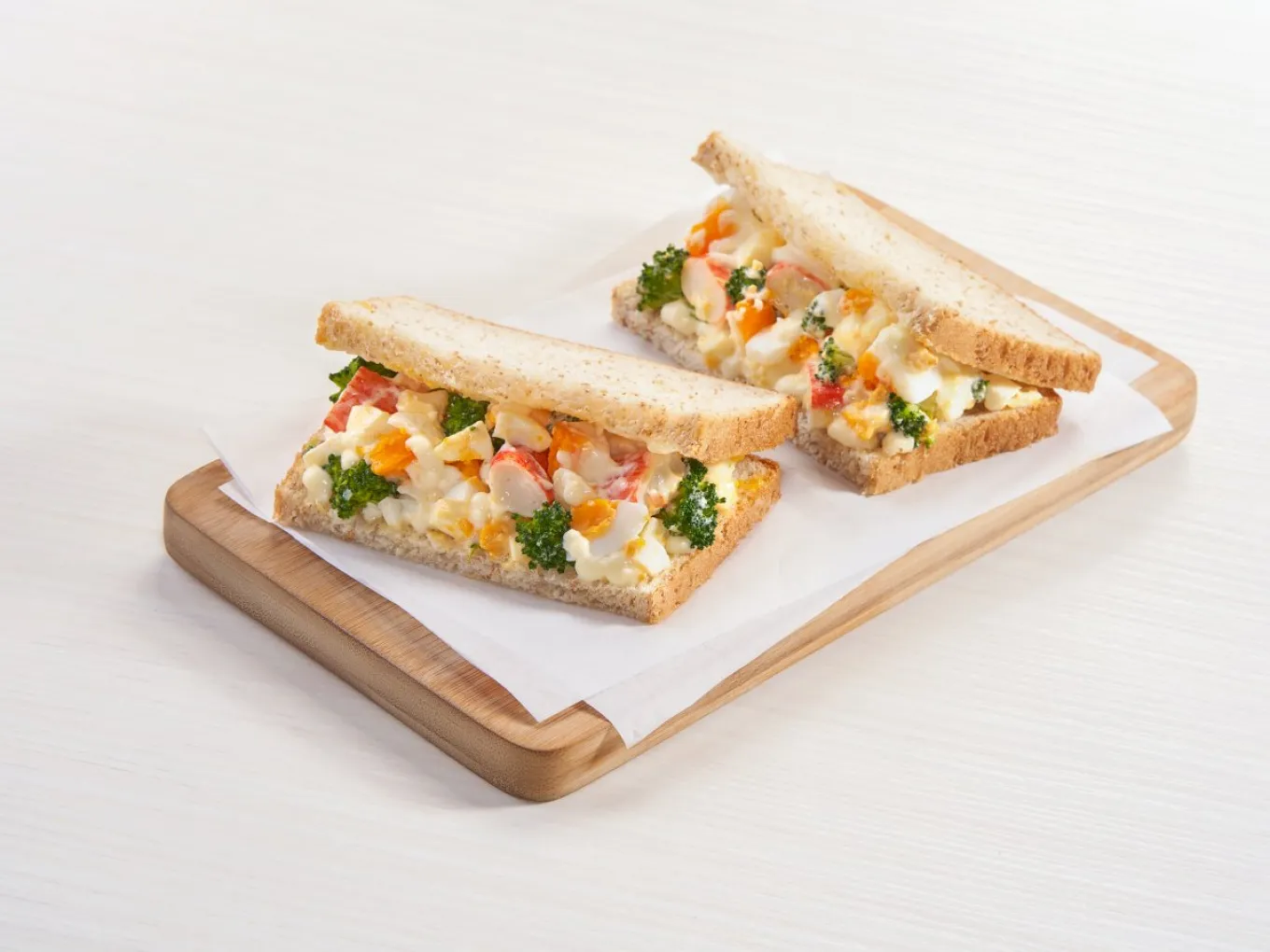 Sandwich Telur dan Brokoli