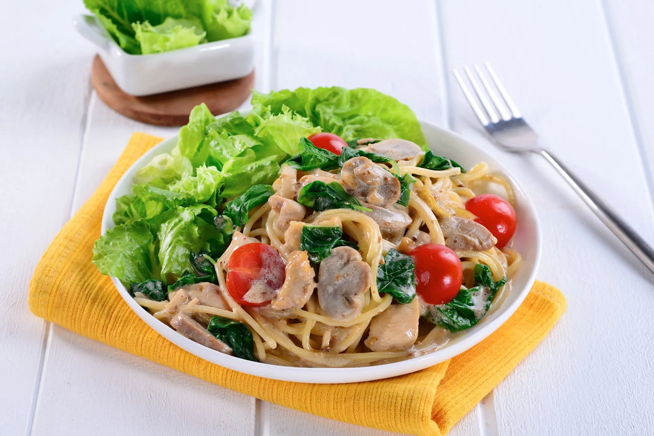 Pasta Salad with Mushrooms