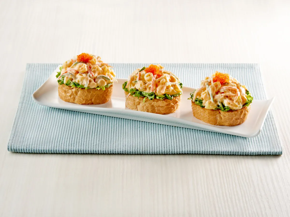 Macaroni Salad Sandwich with Mentai Mayo