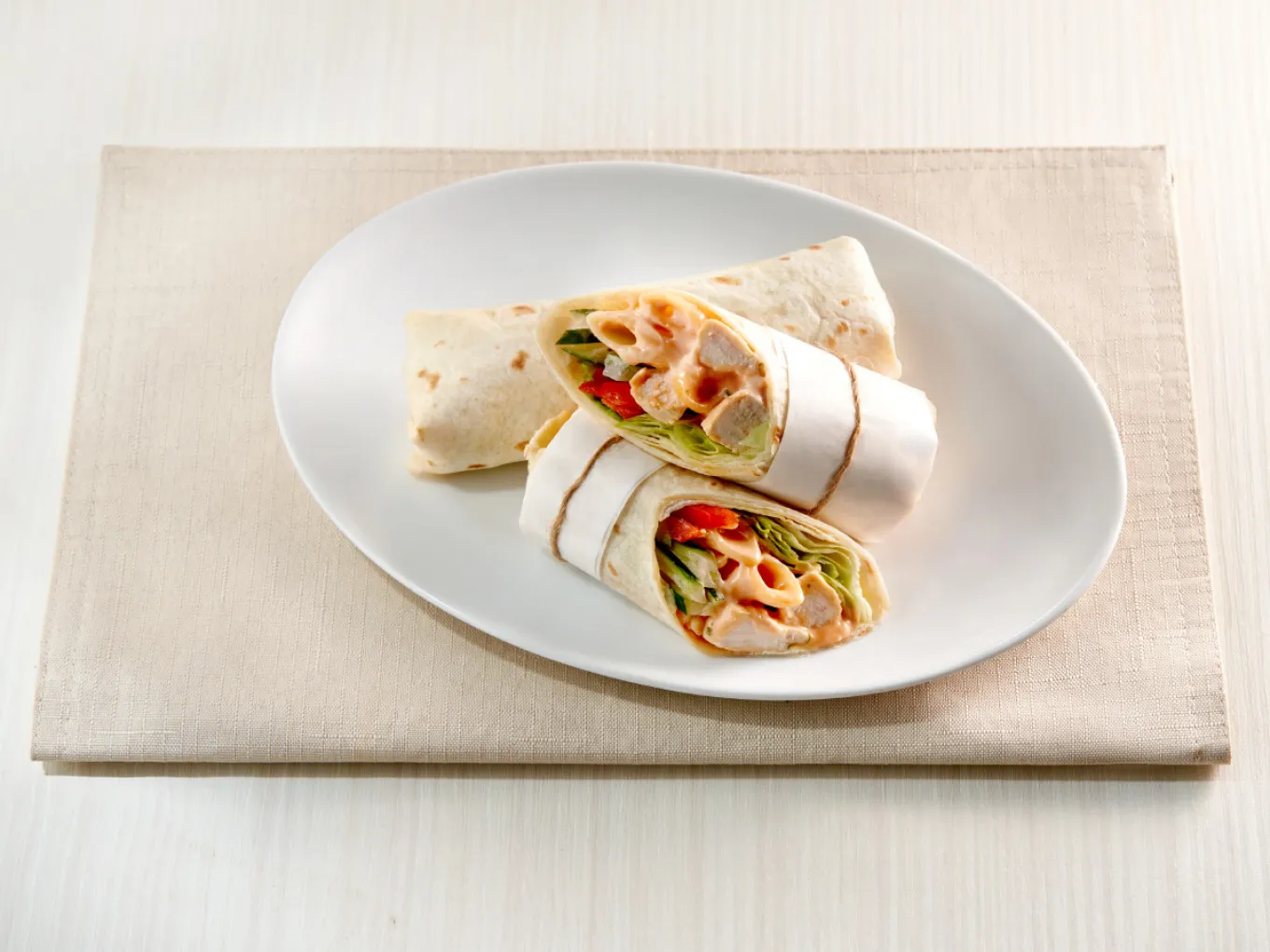 Salad Pasta Mentai Wrap