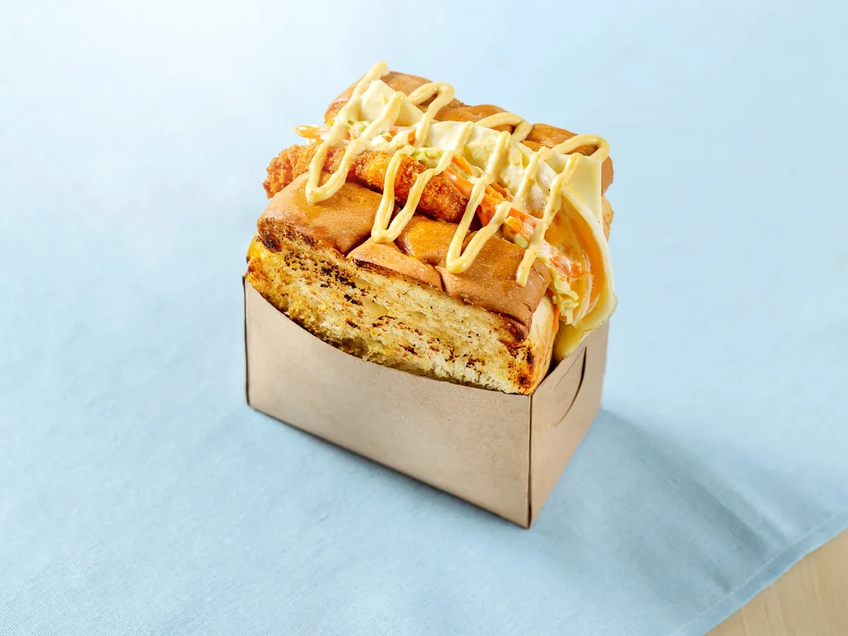 Curry Mayo Chicken Toast