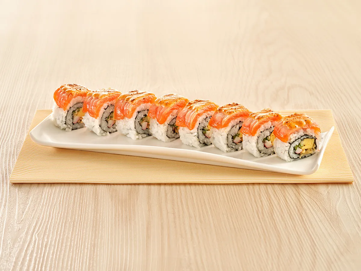 Salmon Aburi Mentai Sushi