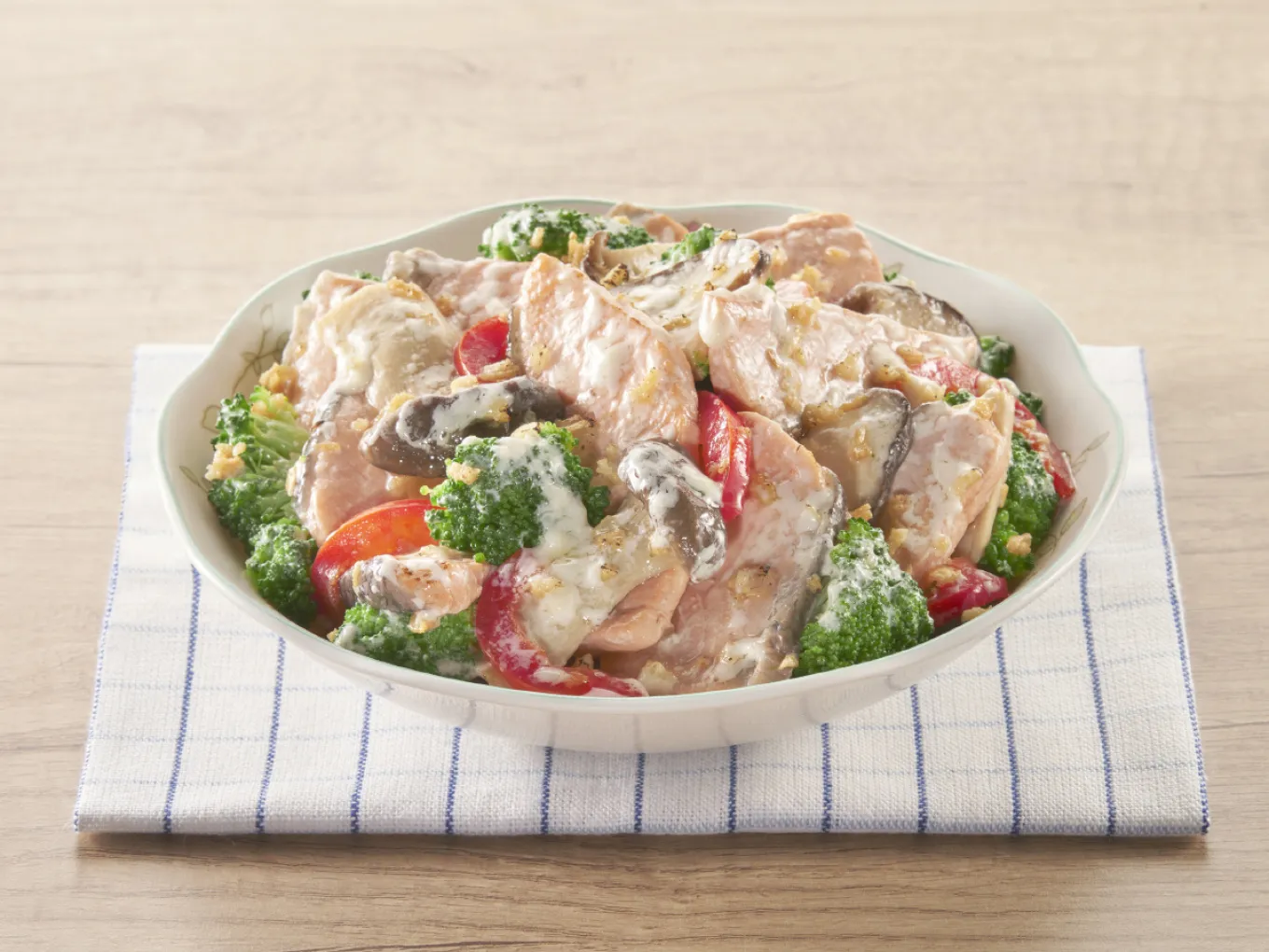 Tumis Salmon Brokoli