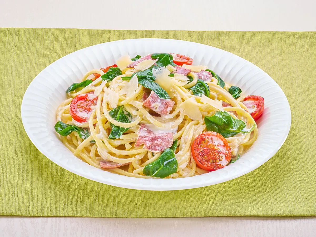 Creamy Spinach Mayo Pasta
