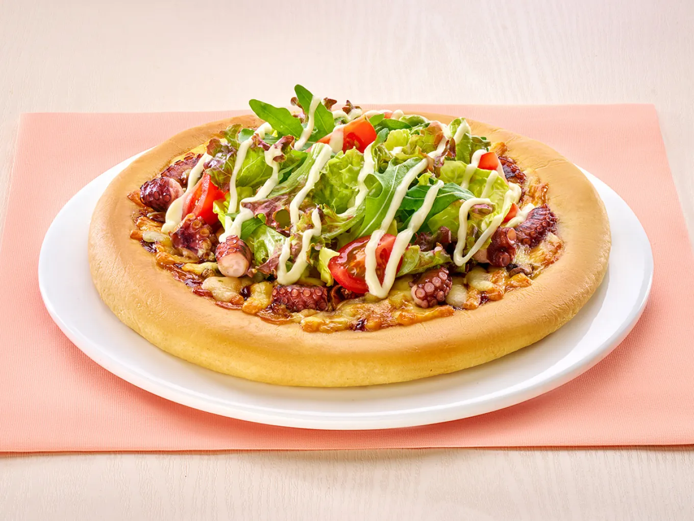Pizza Salad Gurita