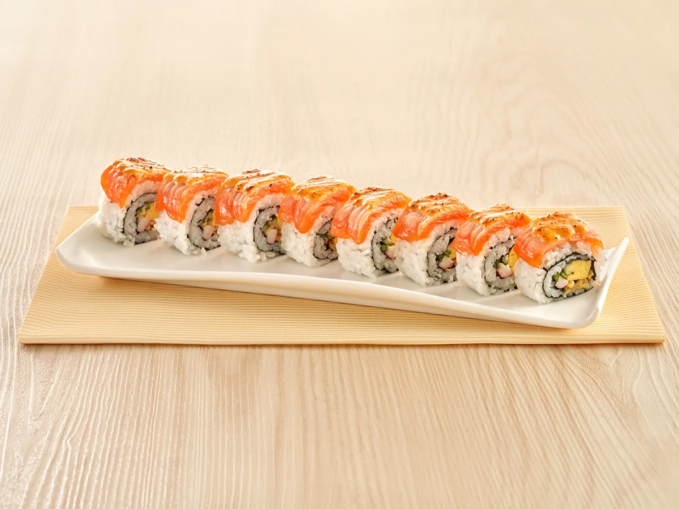 Sushi Salmon Aburi Mentai