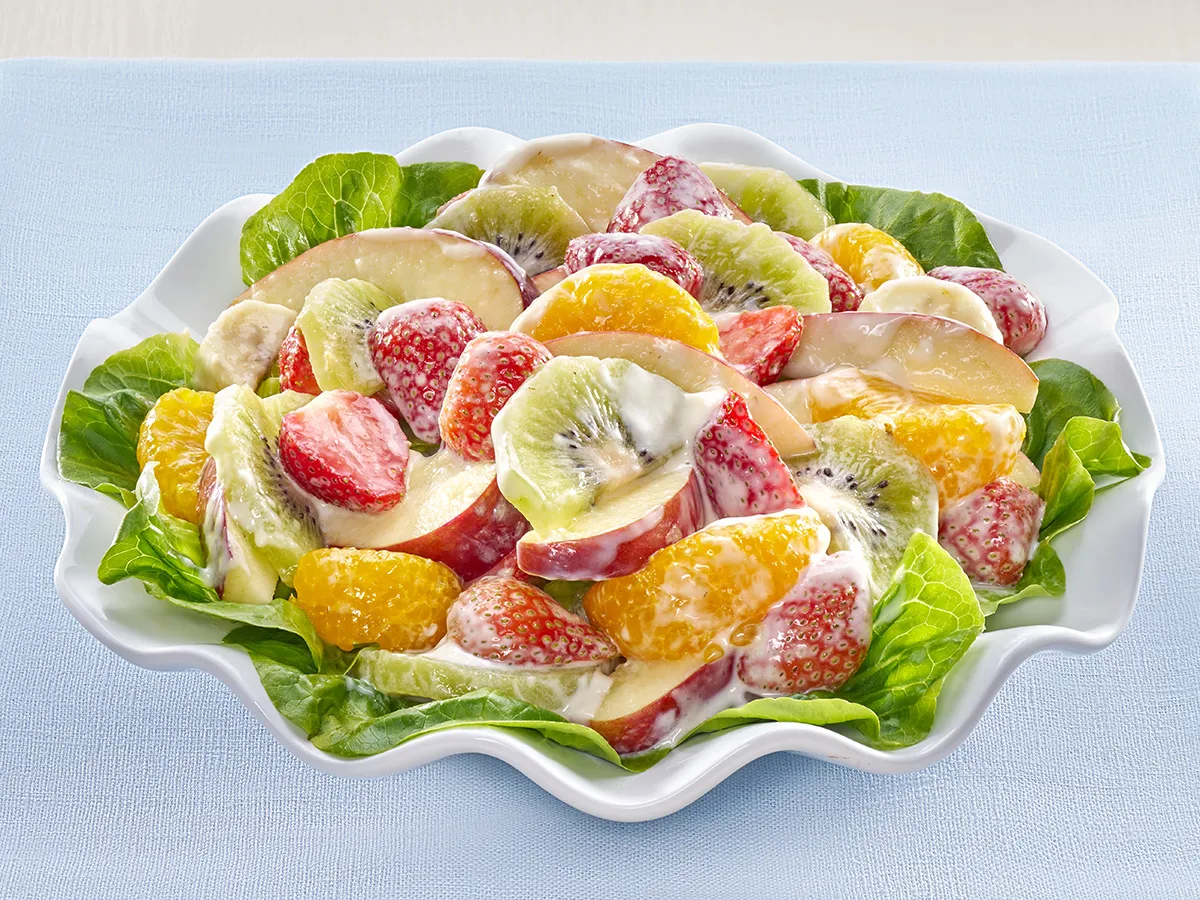 Salad Pelangi Sayur dan Buah