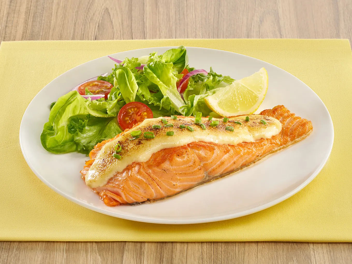 Salmon Panggang Saus Miso Mayo