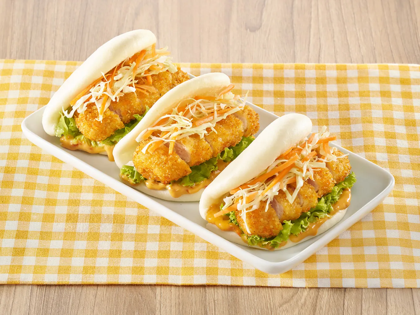Roti Bao Katsu Ayam Saus Terasi Mayo