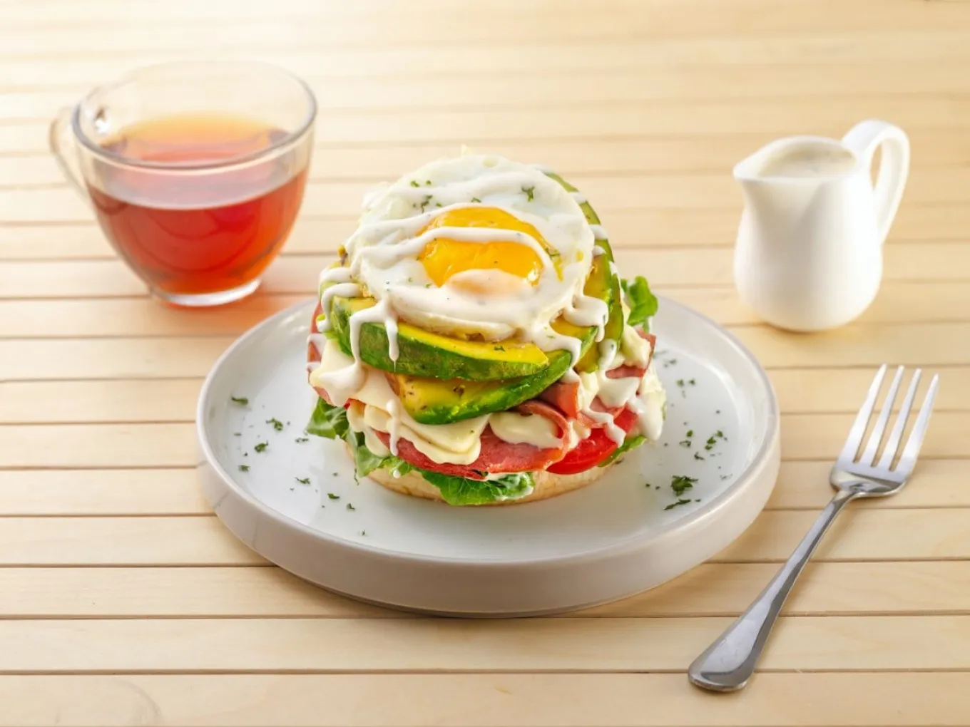 Sandwich Alpukat dan Telur